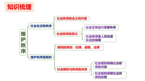 第三课   社会生活离不开规则复习课件（21张PPT）