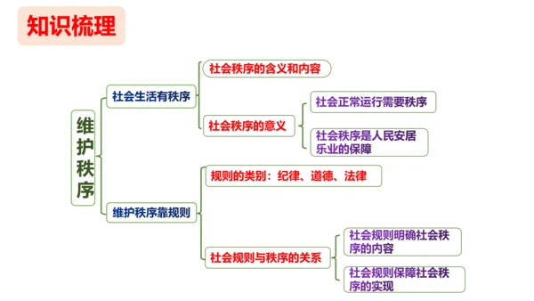 第三课   社会生活离不开规则复习课件（21张PPT）