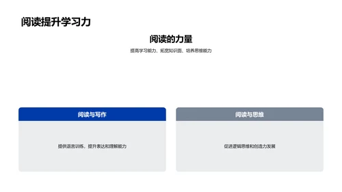 五年级阅读推荐报告PPT模板