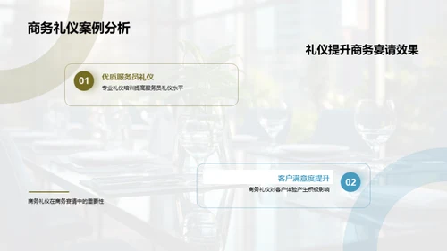 商务礼仪与宴请提效