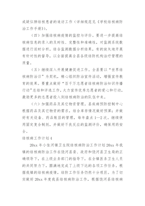 结核病工作计划.docx