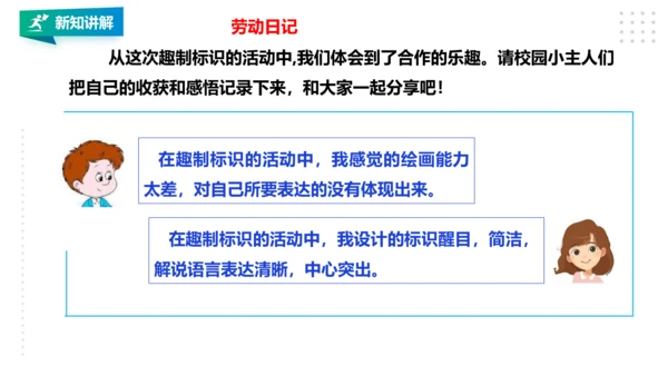 【北师大版】二年级《劳动实践指导手册》第7课《趣制标识校园行》 课件