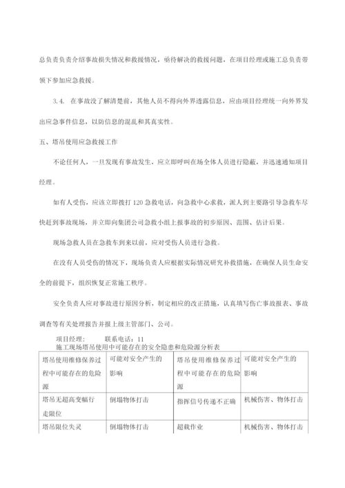 塔吊使用应急救援预案.docx