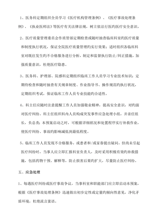 医疗纠纷应急处理预案.docx