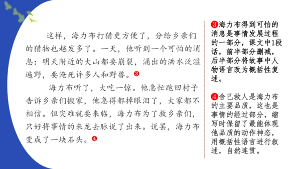 统编版-2024-2025学年语文五年级上册第三单元习作指导 缩写故事（课件）