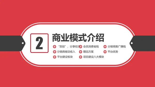 O2O社交电商招商宣传业务介绍PPT模板