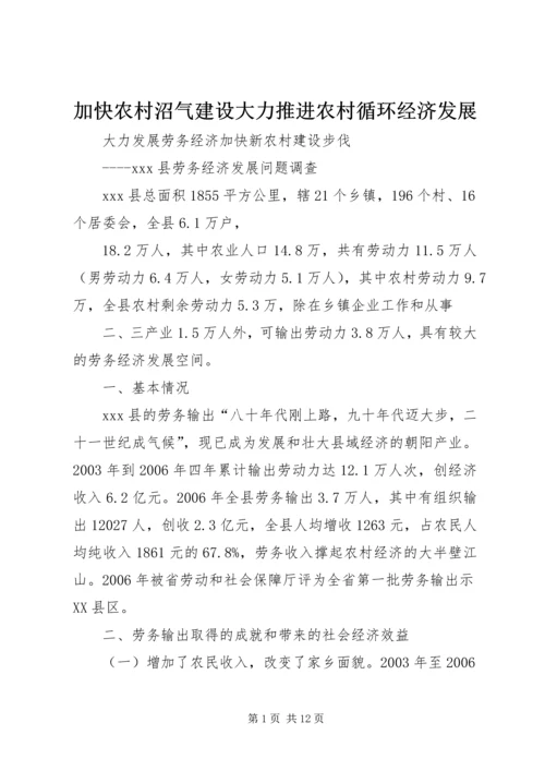 加快农村沼气建设大力推进农村循环经济发展 (5).docx