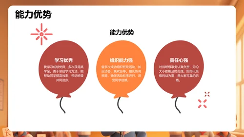 班长竞选演讲PPT模板