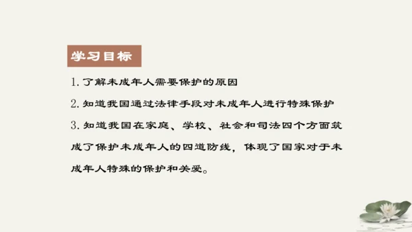 第4单元第10课第1课时  法律为我们护航 教学课件 -统编版中学道德与法治七年级（下）
