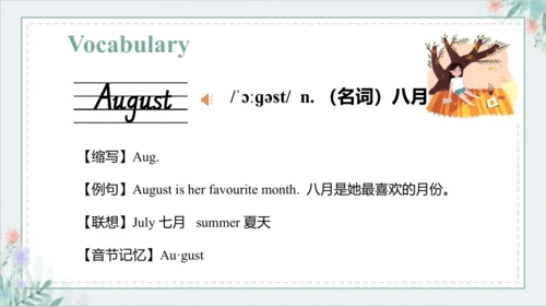 Unit 5 July is the seventh month Lesson 25 - Lesso