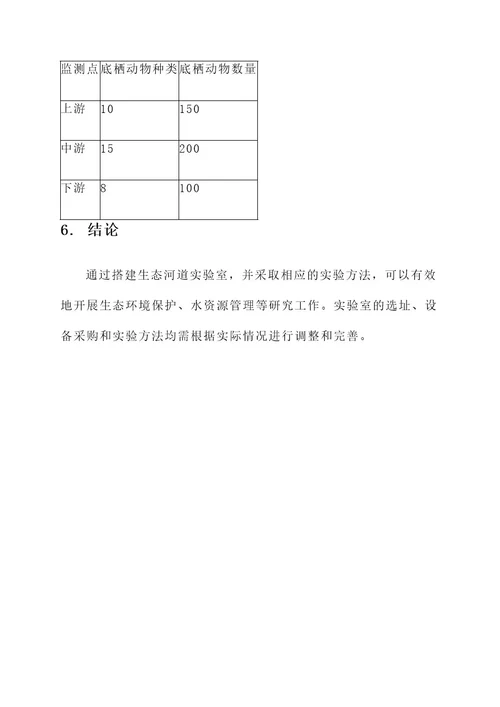 生态河道实验室建设方案