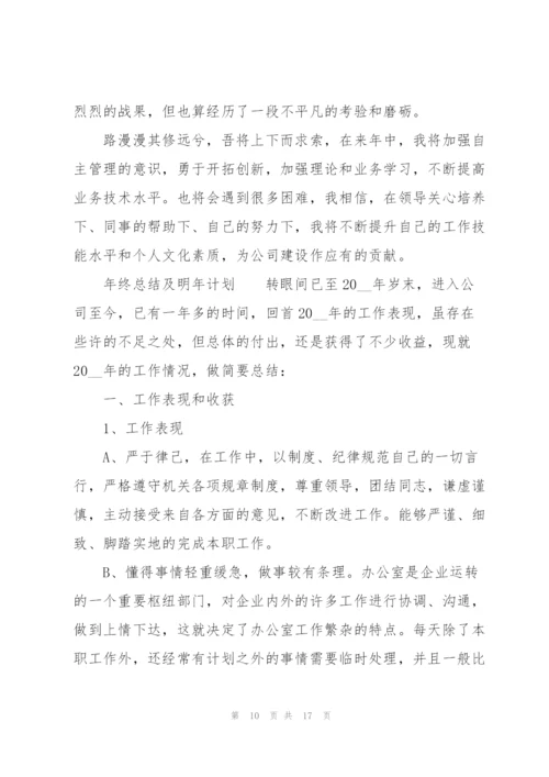 年终总结及明年计划.docx