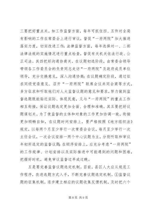 人大监督问题调研报告.docx