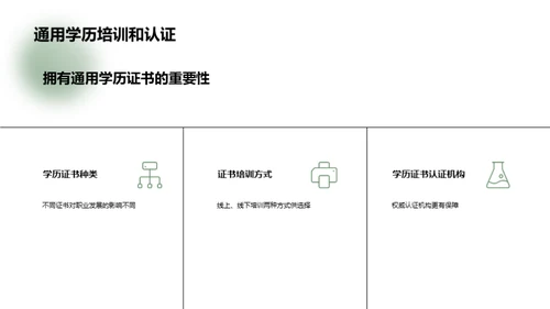 走向未来：掌握通用学历