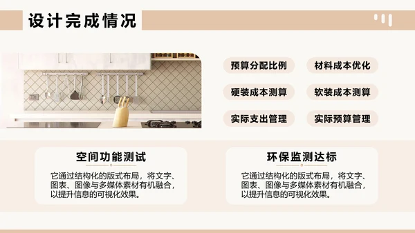 棕色杂志风室内设计案例分享PPT模板