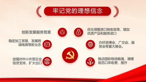 政府党支部年终工作总结汇报PPT党课