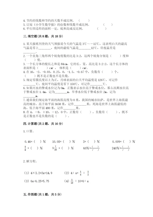 兴海县六年级下册数学期末测试卷（a卷）.docx