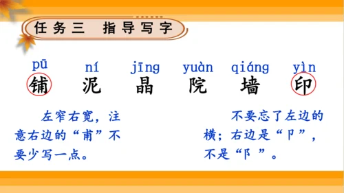【同步课件】 5.铺满金色巴掌的水泥道   课件（2课时）