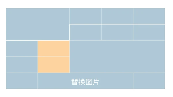 蓝色简约画册风旅行者旅行相册PPT模板