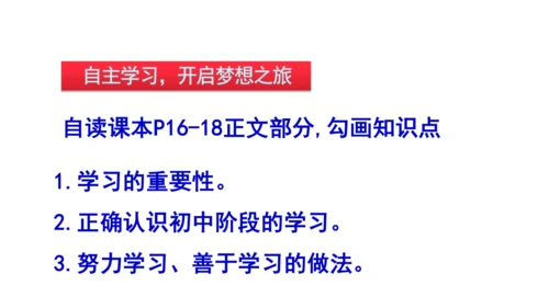 3.2  学习成就梦想 课件(共20张PPT)