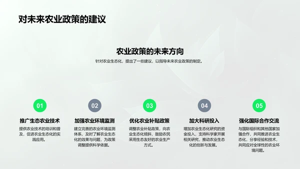 农业生态化开题报告