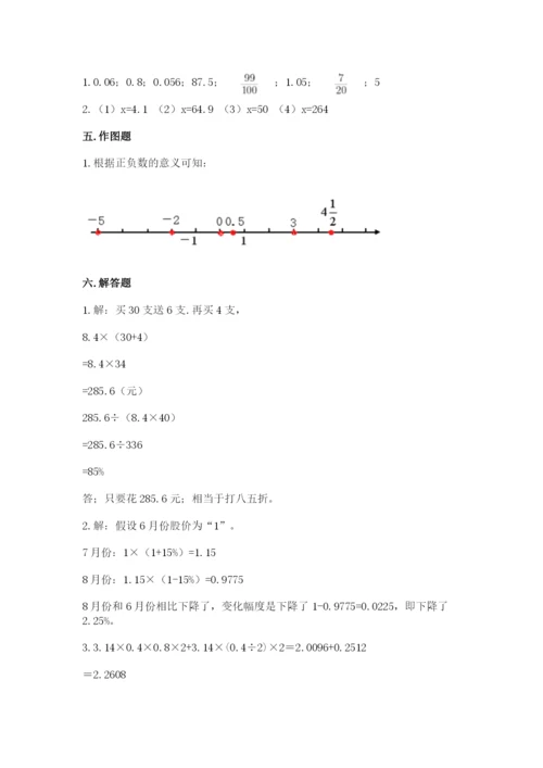 小升初数学期末测试卷（各地真题）word版.docx