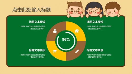 简约小清新教育教学PPT模板