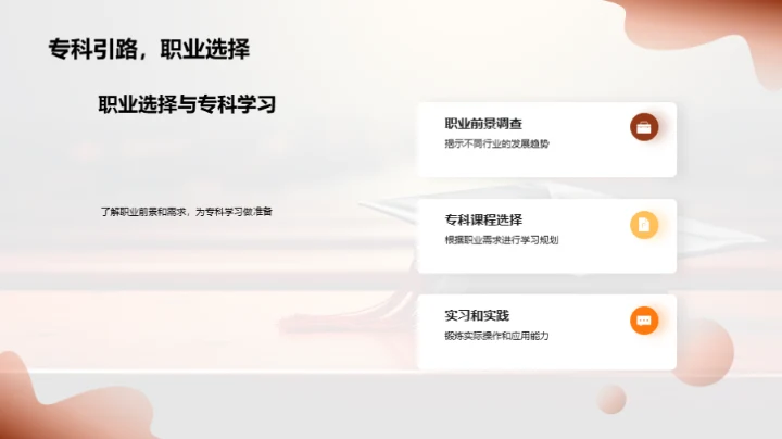 专科学习 通往未来的钥匙