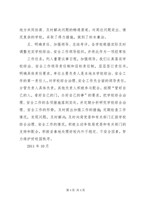 学校周边食品整治专项行动工作汇报.docx