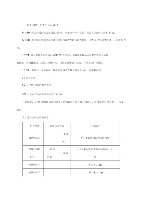 金属非金属矿山安全规程完整