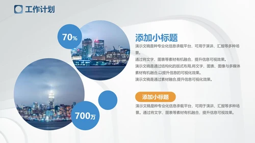 欧美简约风工作总结汇报