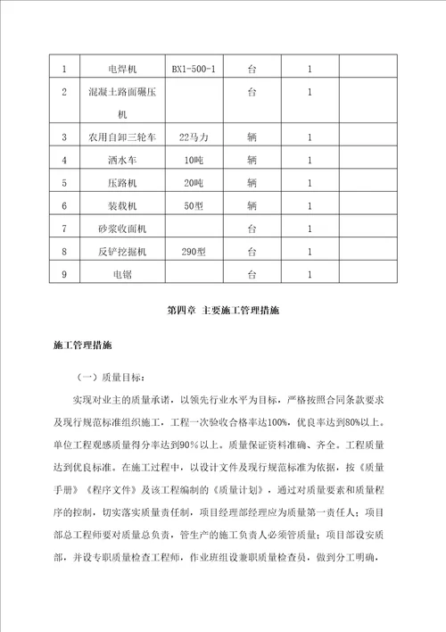 场地硬化施工组织设计