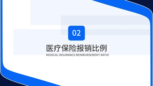 简约几何风蓝色医保知识培训PPT模板（