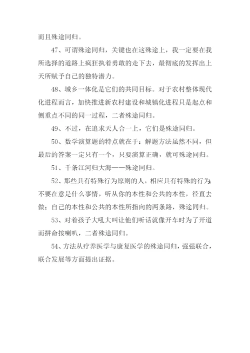 殊途同归的意思.docx