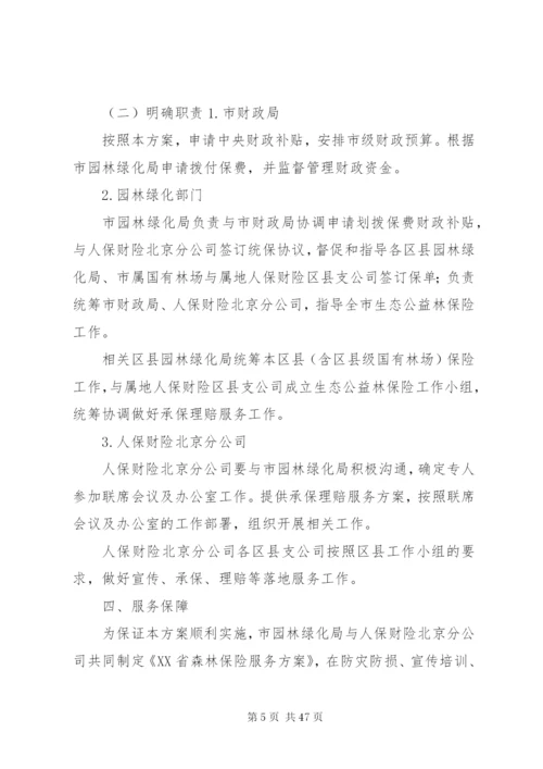 北京森林保险试点实施方案.docx