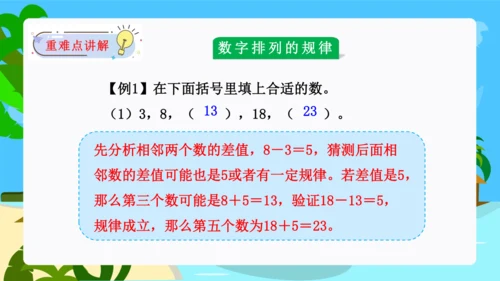 第七单元：找规律单元复习课件(共26张PPT)人教版一年级数学下册