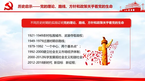 庆祝党的建党99周年PPT党课课件