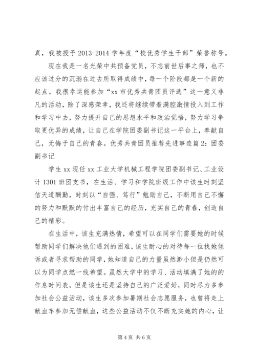 优秀共青团员先进事迹 (2).docx