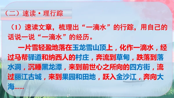 20《一滴水经过丽江》课件