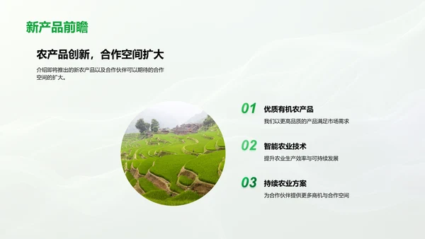 农业合作项目报告PPT模板
