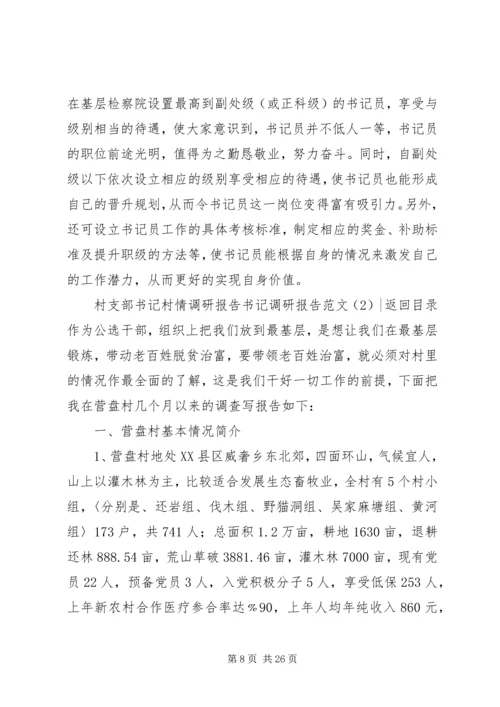 书记调研报告范文3篇.docx