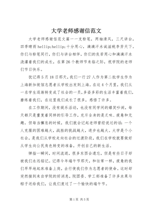 大学老师感谢信范文.docx