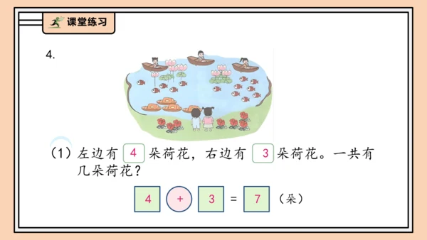 【课堂无忧】人教版一年级上册2.6 解决问题（一）（课件）(共34张PPT)