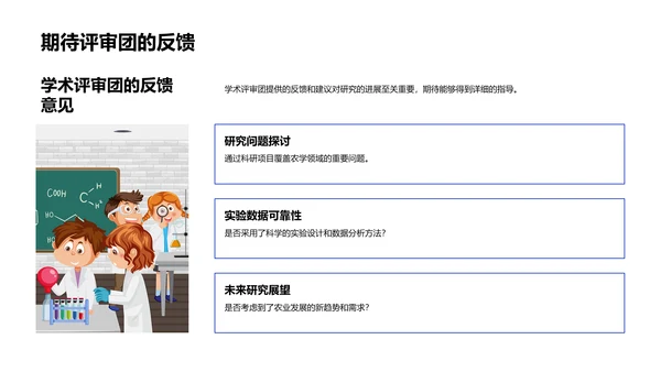 农学研究开题报告PPT模板
