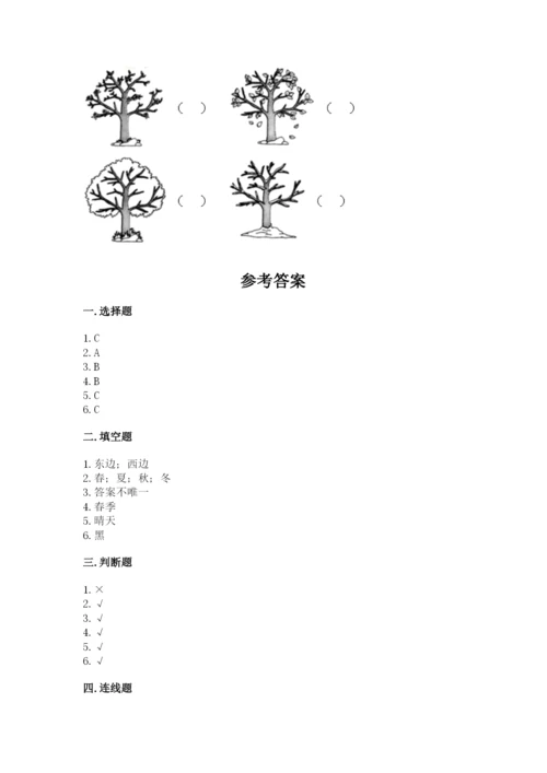 教科版小学二年级上册科学期末测试卷带答案（满分必刷）.docx