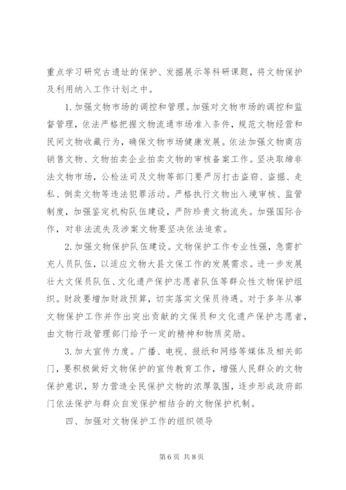 文物保护工作实施方案 (3).docx