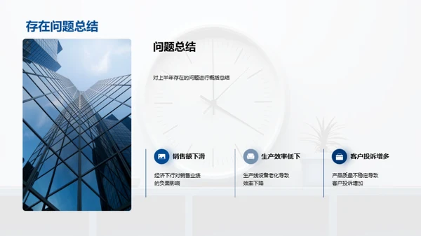 半年业绩回顾与展望