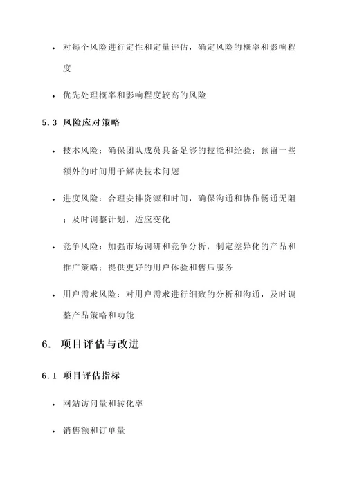 外贸独立站项目管理方案