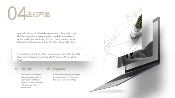 银色高端商务公司简介通用PPT模板