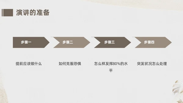 棕色小清新演讲培训PPT课件